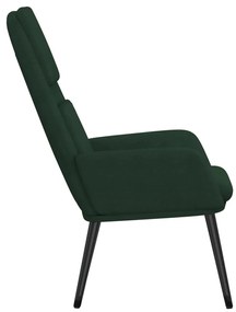 Poltrona Gale de Descanso - Verde Escuro - Design Nórdico