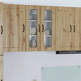 vidaXL Armário de Cozinha Carvalho Artesanal 60 x 31 x 80 cm