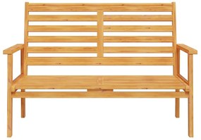 4 pcs conjunto lounge de jardim madeira de acácia maciça