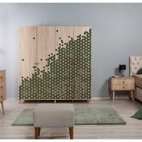Roupeiro Imaj – Carvalho Sonoma – 180x192x52 cm