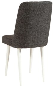 Conjunto de Mesa de Jantar Extensível e Cadeiras Vina – Branco e Antra
