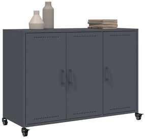 Aparador 100,5x39x72 cm aço antracite