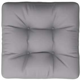 Almofadão para paletes 58x58x10 cm tecido cinza