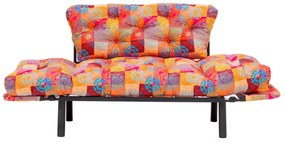 Sofá-Cama de 2 Lugares Nitta – Multicolor – 155x80x70 cm