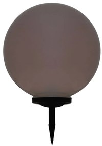 Candeeiro solar de exterior LED 2 pcs esférico 50 cm RGB