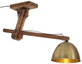 Candeeiro de teto 25 W 105x30x65-108 cm E27 bronze antigo