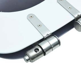 Assento de sanita com tampa de fecho suave MDF design pedras