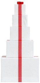 Decoração de Natal caixa de presente 250 LED branco quente
