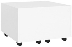 Mesa de centro 60x60x38 cm derivados de madeira branco