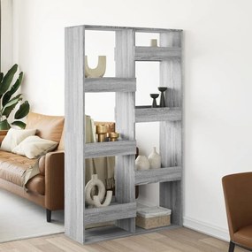 vidaXL Divisória 100x33x175 cm derivados de madeira cinzento sonoma