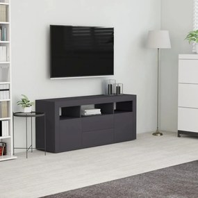 vidaXL Móvel de TV 120x30x50 cm derivados de madeira cinzento