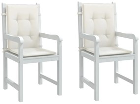 vidaXL Almofadões lombares p/ cadeiras 2pcs 100x50x4cm mesclado tecido
