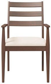 Cadeiras de jantar com almofadões 2 pcs madeira maciça castanho