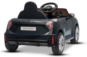 Carro elétrico para crianças 12V Mini Cooper MP3 Player com Controlo remoto, bateria de Lítio Licença Original Preto