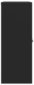 Arquivador 90x40x105 cm aço preto