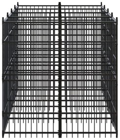 Canil de exterior 7,37 m² aço