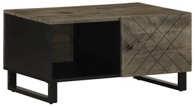 Mesa de centro 80x50x40 cm madeira de mangueira maciça preto
