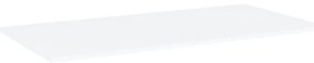Prateleiras para estante 4 pcs 80x20x1,5cm contraplacado branco
