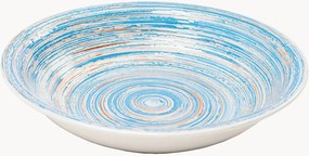 Pratos de sopa artesanais Swirl, conjunto de 6