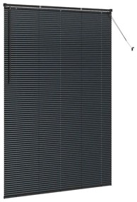 Persiana de Janela com cortinas Outros Manual Preto 140 x 220 cm Alumí