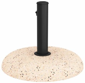 Base de Parasol para Postes de 37/42/52/58mm em Concreto Amarelo, 20kg