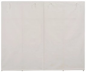 Roupeiro 200x40x170 cm tecido branco