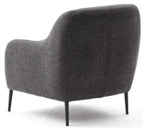 Sofá de 1 Lugar Venus – Antracite – 77x77x70 cm