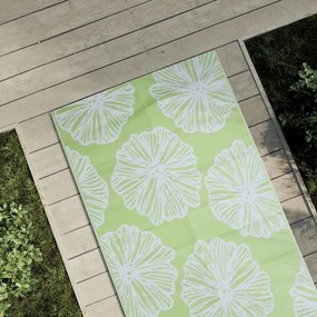 Tapete de exterior 80x250 cm PP verde