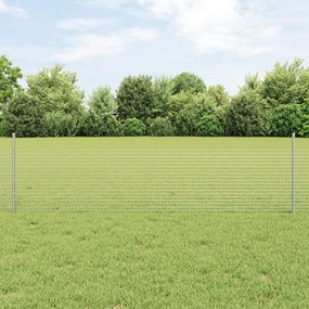 vidaXL Conjunto de Cerca de Jardim Conjunto de 2 Aço galvanizado