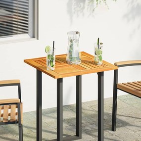 vidaXL Tampo de mesa quadrado 60x60x2 cm madeira de acácia maciça