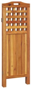 Biombo com 3 painéis 121,5x2x115 cm madeira de acácia maciça