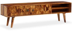 vidaXL Móvel de TV madeira acácia maciça 140x30x40 cm