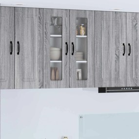 vidaXL Armário de Cozinha Kalmar Cinza Sonoma 60 x 31 x 80 cm