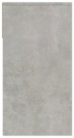 Mesa consola 100x39x75 cm derivados de madeira cinzento-cimento