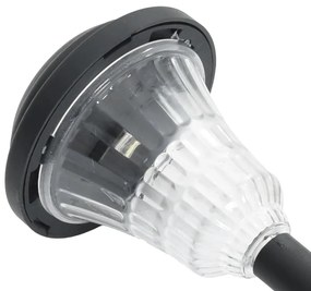 Luzes solares para caminhos com espigões 12 pcs branco