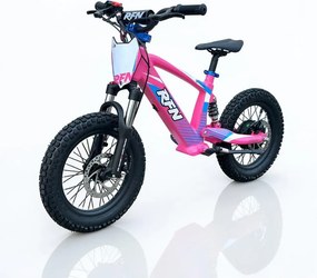 Bicicleta elétrica infantil 350W 16" Roan RXF Evo-S Rosa