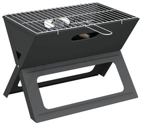 Churrasqueira BBQ - Dobrável, Preta, 46x30x31 cm, em Aço