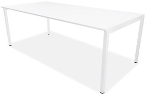 Mesa de Escritório Retangular Multy 2000x1000mm – Tampo Branco, Design Funcional e Robusto