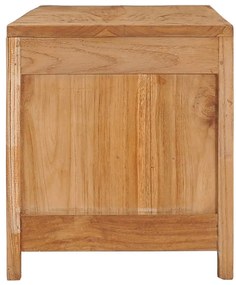 Móvel de TV 100x30x35 cm madeira de teca maciça