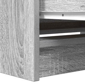 Móvel de TV 80x35x54 cm derivados de madeira cinzento sonoma