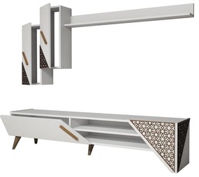 Unidade de TV Beril – Branco – 180x40x37 cm