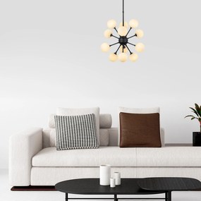Candeeiro Suspenso Cavud – Preto – 52 x 52 x 53 cm