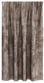 Cortinas de Veludo 2 peças com Ilhós Cappuccino 140x140 cm