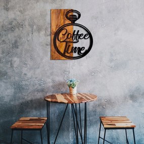 Acessório Decorativo de Parede Canteen – Nogueira e Preto – 47 x 58 cm
