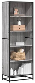 Estante 60x35x170,5 cm derivados de madeira cinzento sonoma