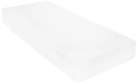 Sofá-cama com colchão 90x200 cm pinho maciço branco