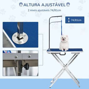 PawHut Mesa de Tosquia para Animais de Estimação Mesa de Tosquia para