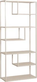 Estante 85x190 Cm Em Aço Thura Tapioca Bege - Sklum