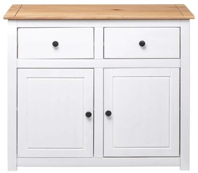 Aparador 93x40x80 cm pinho maciço Panama branco