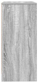 Aparador 57x34x76 cm derivados de madeira cinzento sonoma